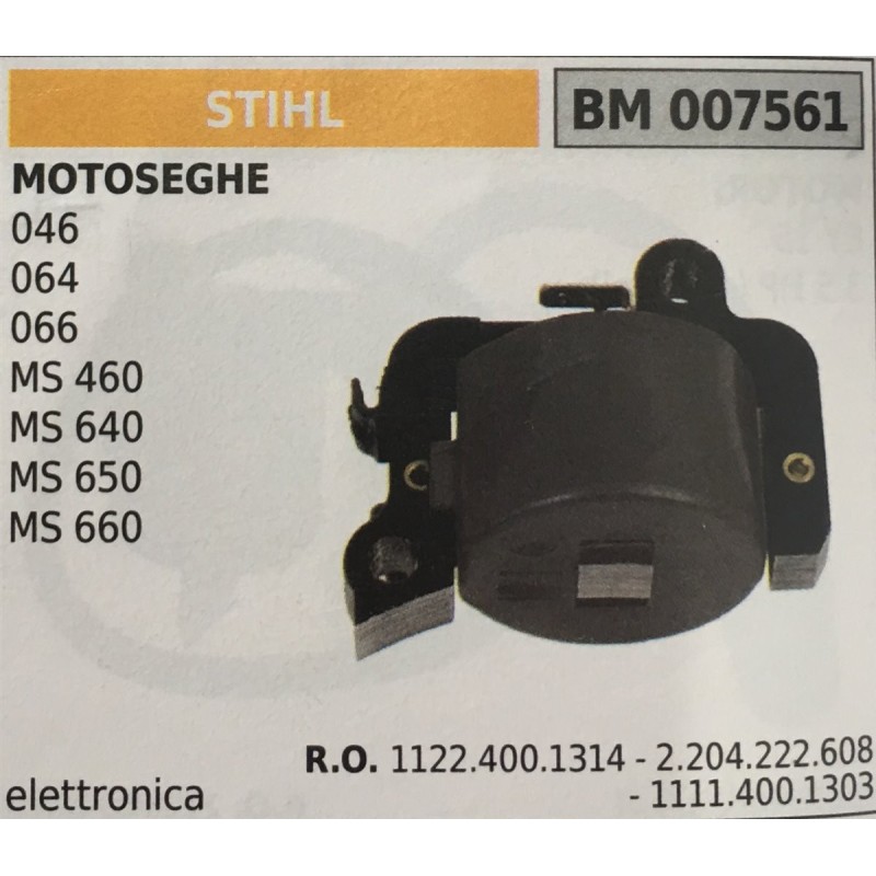 BOBINA BRUMAR ELETTRONICA STIHL MOTOSEGHE 046 064 066 MS 460 MS 640 MS 650 MS 660