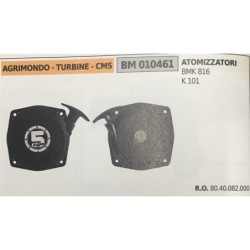 AVVIAMENTO COMPLETO BRUMAR AGRIMONDO  TURBINE  CMS  ATOMIZZATORI BMK 816 K 101