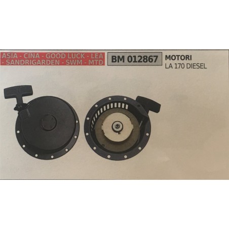 AVVIAMENTO COMPLETO BRUMAR ASIA  CINA  GOOD LUCK  LEA  SANDRIGARDEN  SWM  MTD MOTORI LA 170 DIESEL