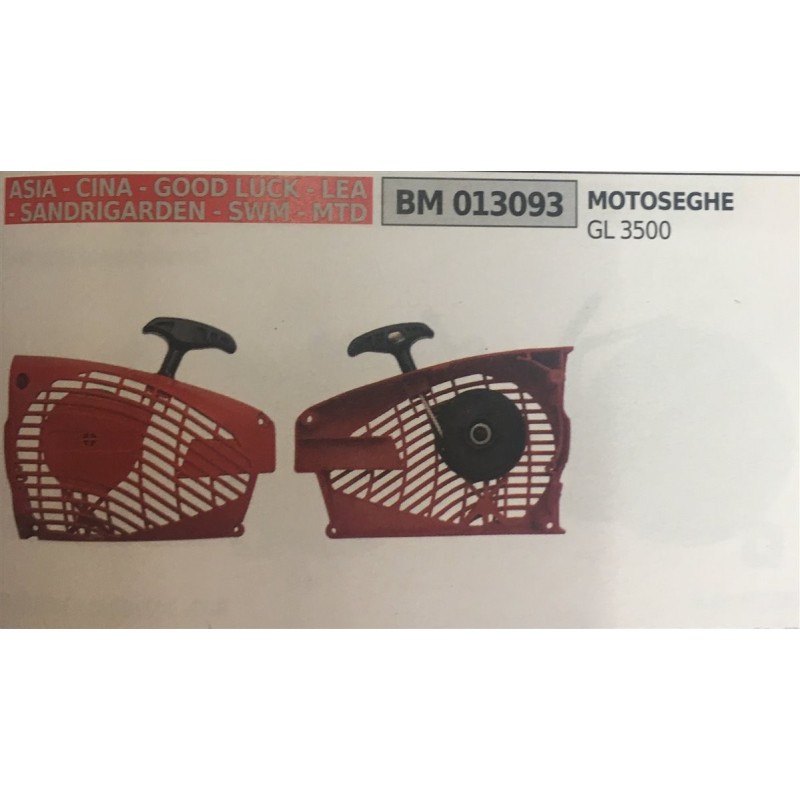 AVVIAMENTO COMPLETO BRUMAR ASIA  CINA  GOOD LUCK  LEA  SANDRIGARDEN  SWM  MTD MOTOSEGHE GL 3500