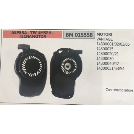 AVVIAMENTO COMPLETO BRUMAR ASPERA  TECUMSEH  TECNAMOTOR MOTORI VANTAGE 14300001020305 14300015 1430002021 14300030 1430004042 1