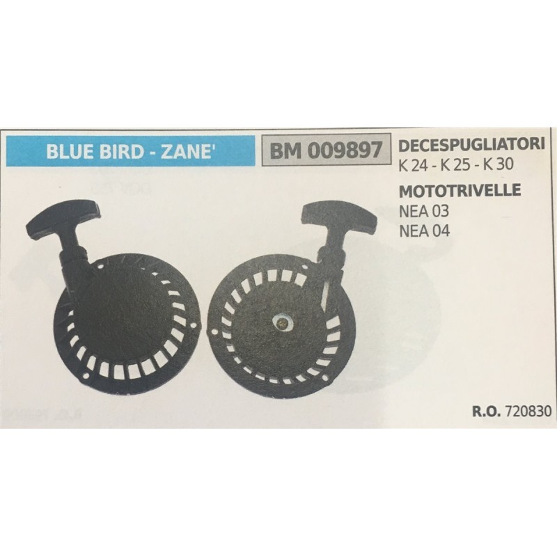 AVVIAMENTO COMPLETO BRUMAR BLUE BIRD  ZANE' DECESPUGLIATORI K 24  K 25  K 30 MOTOTRIVELLE NEA 03 NEA 04