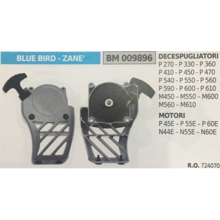 AVVIAMENTO COMPLETO BRUMAR BLUE BIRD  ZANE' DECESPUGLIATORI P 270  P 330  P 360 P 410  P 450  P 470 P 540  P 550  P 560 P 590
