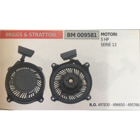 AVVIAMENTO COMPLETO BRUMAR BRIGGS & STRATTON  MOTORI 5 HP SERIE 13