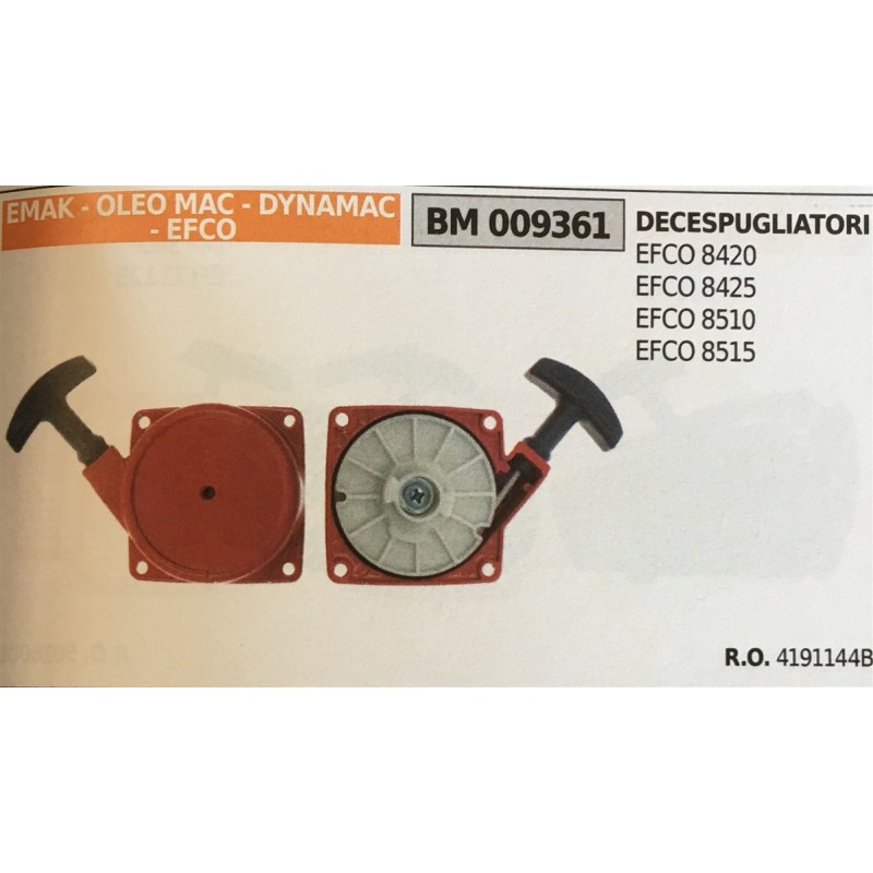 AVVIAMENTO COMPLETO BRUMAR EMAK  OLEO MAC  DYNAMAC  EFCO DECESPUGLIATORI EFCO 8420 EFCO 8425 EFCO 8510 EFCO 8515