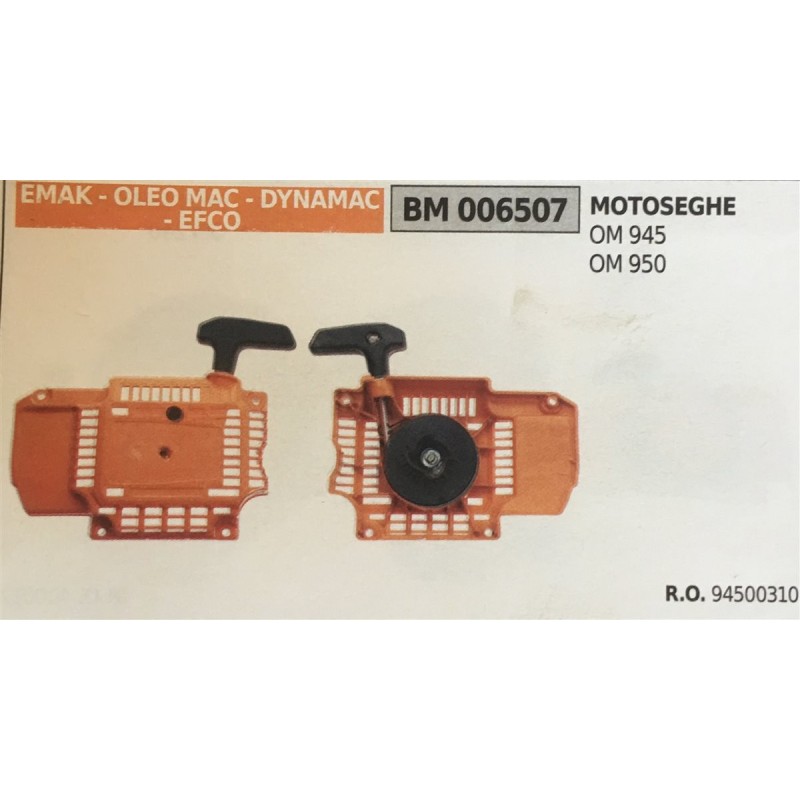 AVVIAMENTO COMPLETO BRUMAR EMAK  OLEO MAC  DYNAMAC  EFCO MOTOSEGHE OM 945 OM 950