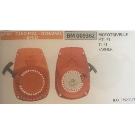 AVVIAMENTO COMPLETO BRUMAR EMAK  OLEO MAC  DYNAMAC  EFCO MOTOTRIVELLE MTL 51 TL 51 FARMER