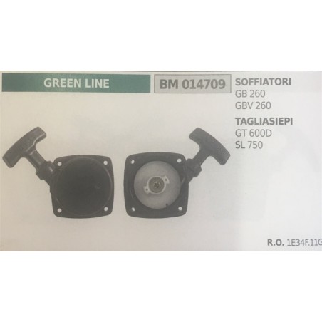 AVVIAMENTO COMPLETO BRUMAR GREEN LINE SOFFIATORI GB 260 GBV 260 TAGLIASIEPI GT 600D SL 750