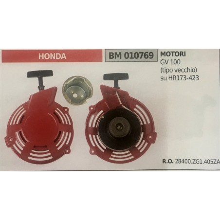 AVVIAMENTO COMPLETO BRUMAR HONDA MOTORI GV 100 (tipo vecchio) su HR173423
