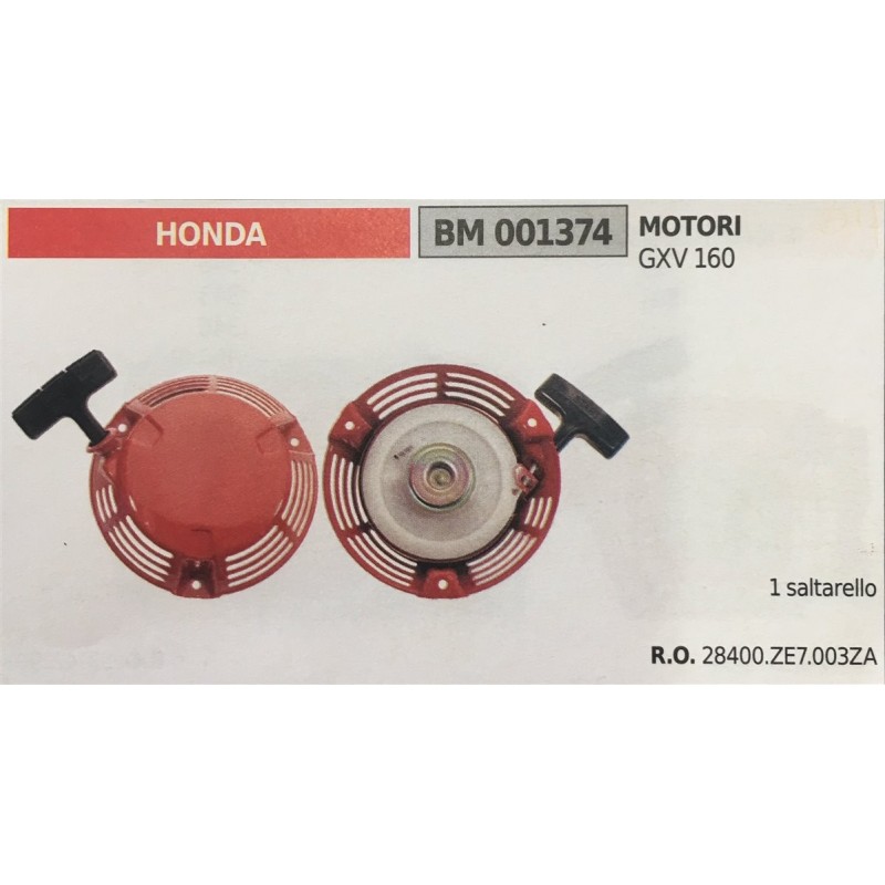 AVVIAMENTO COMPLETO BRUMAR HONDA MOTORI GXV 160    1 saltarello