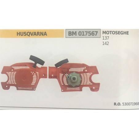 AVVIAMENTO COMPLETO BRUMAR HUSQVARNA MOTOSEGHE 137 142