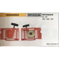 AVVIAMENTO COMPLETO BRUMAR HUSQVARNA MOTOSEGHE 61  66 266  268  282