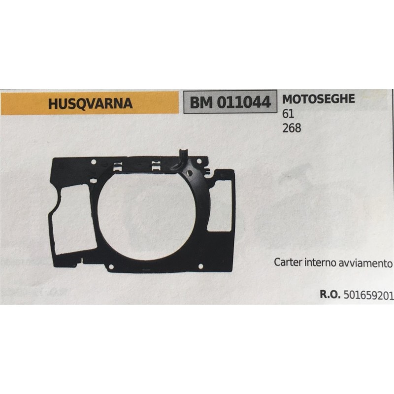 AVVIAMENTO COMPLETO BRUMAR HUSQVARNA MOTOSEGHE 61 268     carter interno avviamento