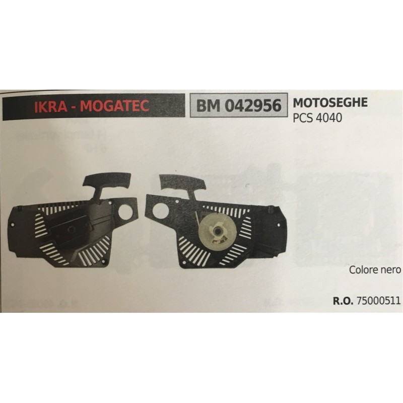 AVVIAMENTO COMPLETO BRUMAR IKRA  MOGATEC MOTOSEGHE PCS 4040    colore nero
