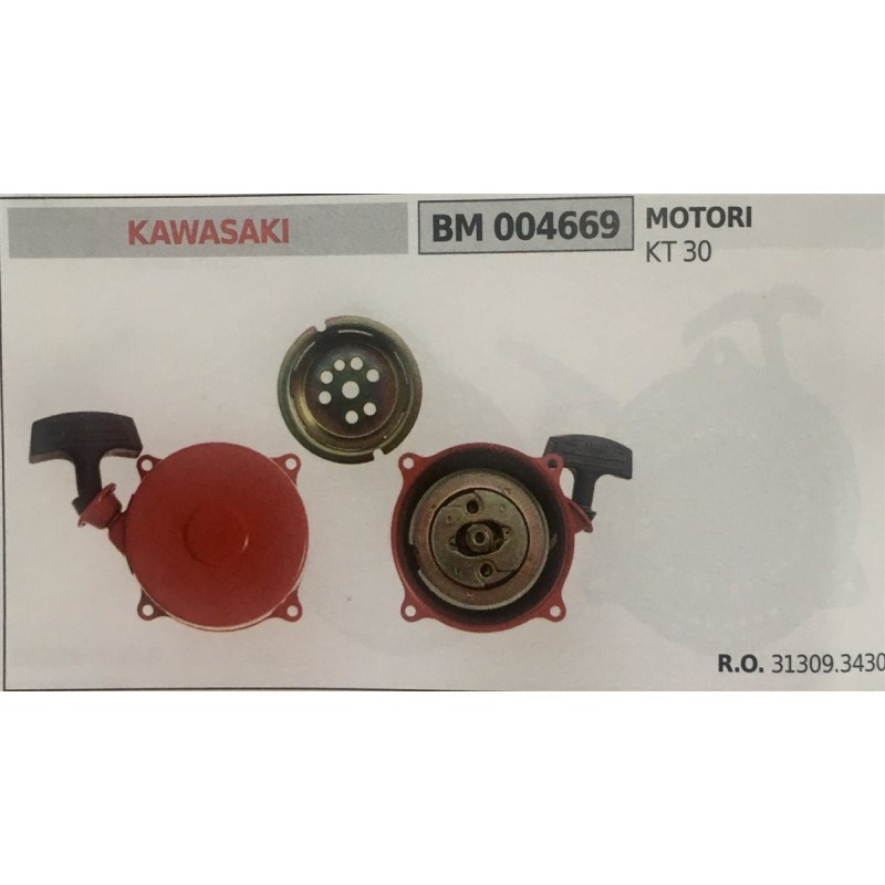 AVVIAMENTO COMPLETO BRUMAR KAWASAKI MOTORI KT 30