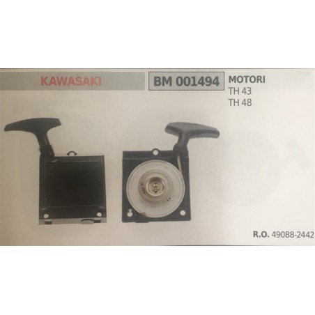 AVVIAMENTO COMPLETO BRUMAR KAWASAKI MOTORI TH 43 TH 48