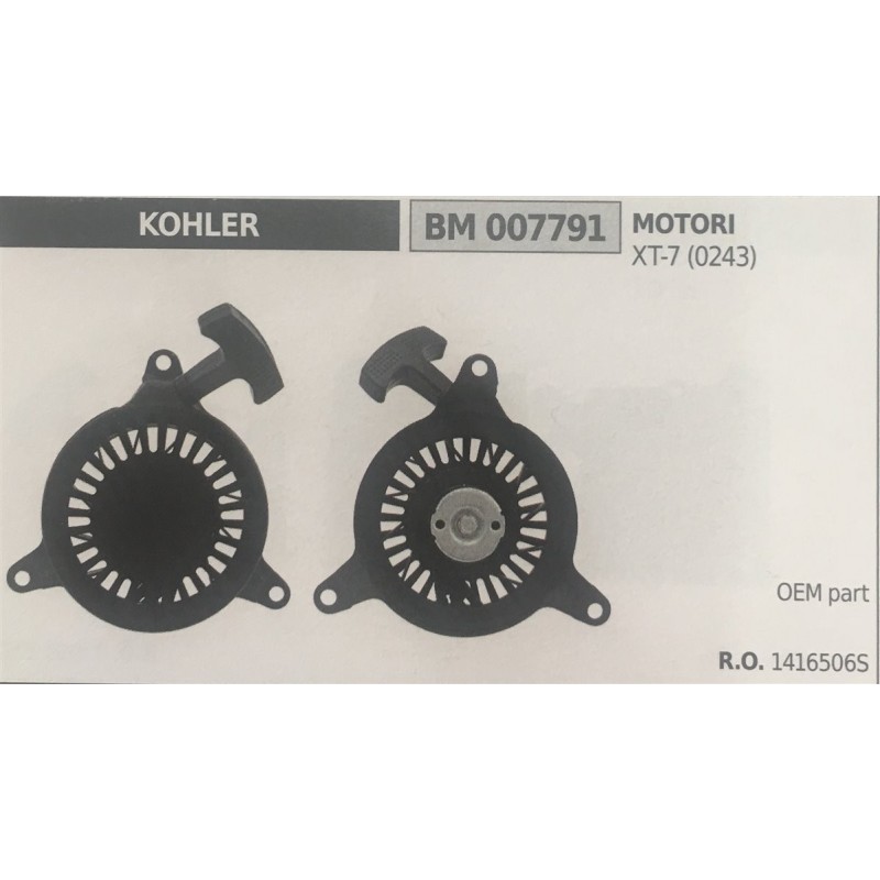 AVVIAMENTO COMPLETO BRUMAR KOHLER MOTORI TX7 (0243)  OEM part