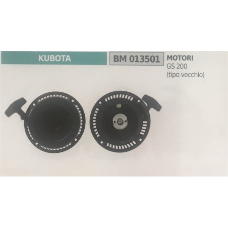 AVVIAMENTO COMPLETO BRUMAR KUBOTA MOTORI GS 200 (tipo vecchio)