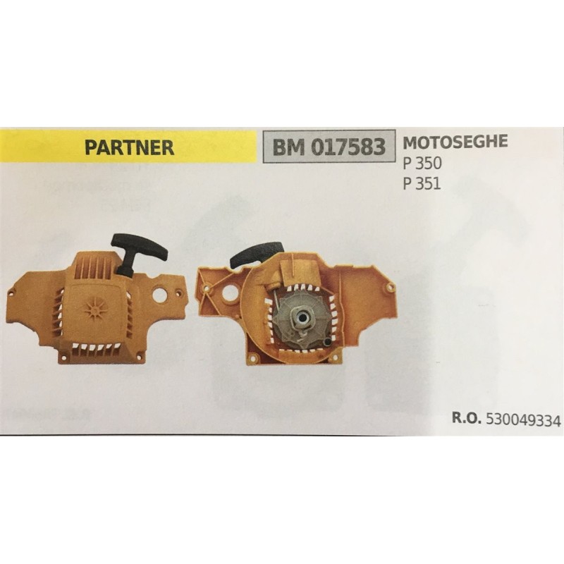 AVVIAMENTO COMPLETO BRUMAR PARTNER MOTOSEGHE P 350 P 351