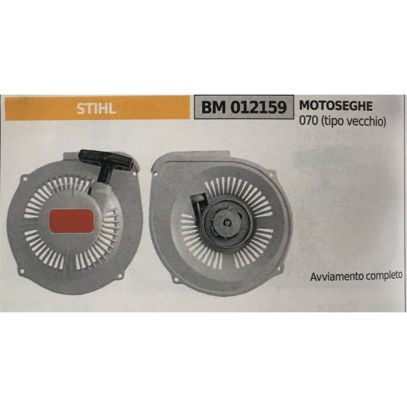 AVVIAMENTO COMPLETO BRUMAR STIHL MOTOSEGHE 070 (tipo vecchio)    avviamento completo
