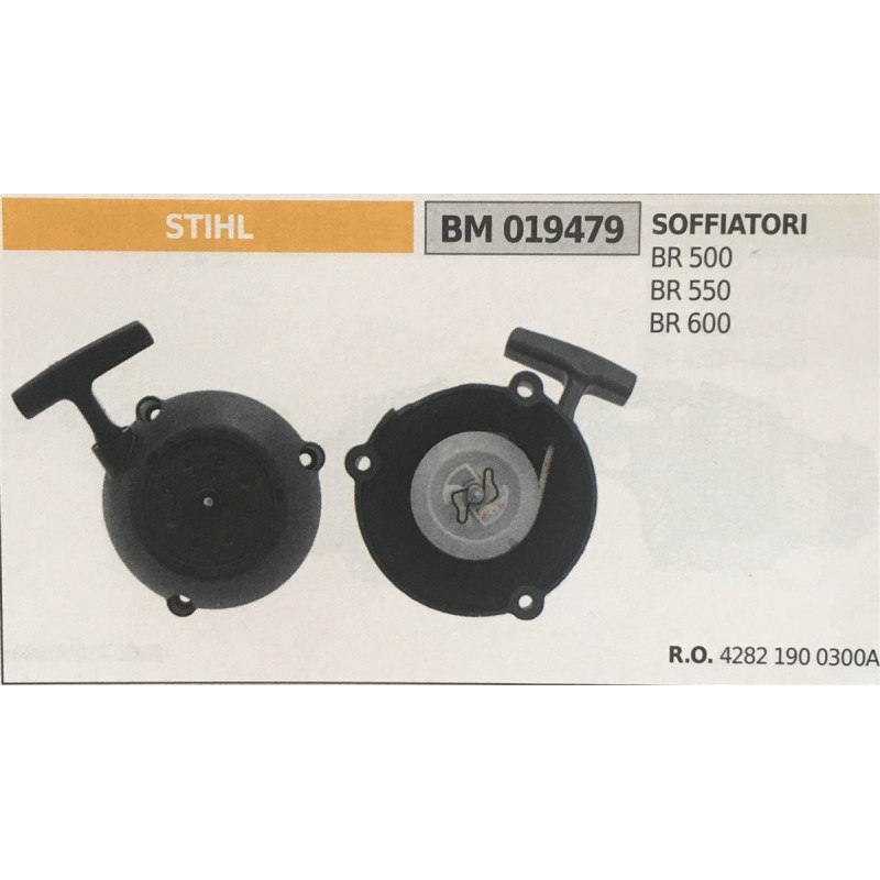 AVVIAMENTO COMPLETO BRUMAR STIHL SOFFIATORI BR 500 BR 550 BR 600
