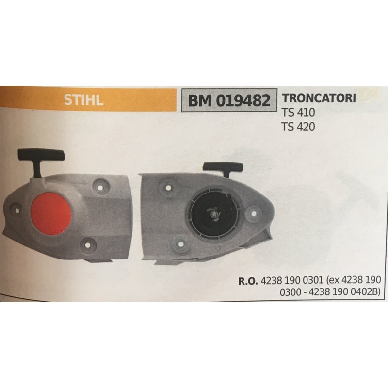 AVVIAMENTO COMPLETO BRUMAR STIHL TRONCATORI TS 410 TS 420