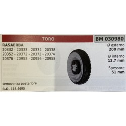 BRUMAR RUOTA RASAERBA TORO  RASAERBA 20332  20333  20334  20338 20352  20372  20373  20374 20376  20955  20956  20958  semovenz
