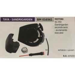 AVVIAMENTO COMPLETO BRUMAR TAYA  SANDRIGARDEN MOTORI SG 350 (Sandrigarden seconda serie  avviamento staccato)   kit serbatoio +