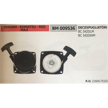AVVIAMENTO COMPLETO BRUMAR ZENOAH  KOMATSU  RED  MAX DECESPUGLIATORI BC 342DLM BC 342DWM