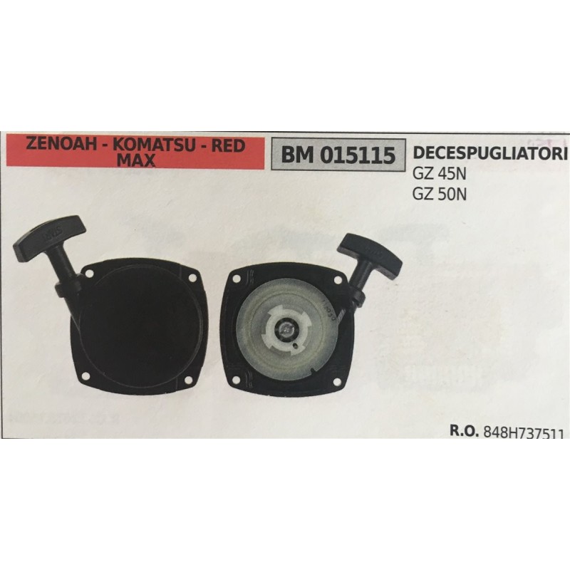 AVVIAMENTO COMPLETO BRUMAR ZENOAH  KOMATSU  RED  MAX DECESPUGLIATORI GZ 45N GZ 50N