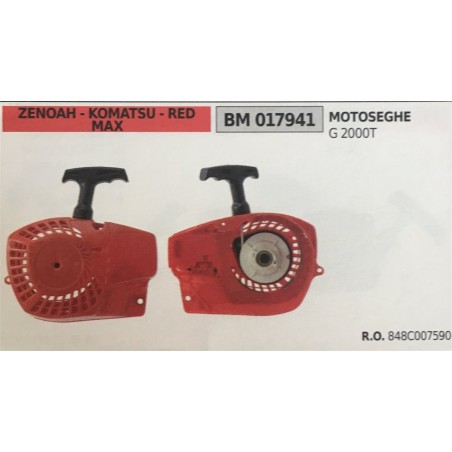 AVVIAMENTO COMPLETO BRUMAR ZENOAH  KOMATSU  RED  MAX MOTOSEGHE G 2000T