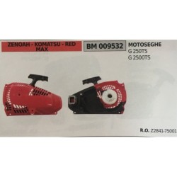 AVVIAMENTO COMPLETO BRUMAR ZENOAH  KOMATSU  RED  MAX MOTOSEGHE G 250TS G 2500TS