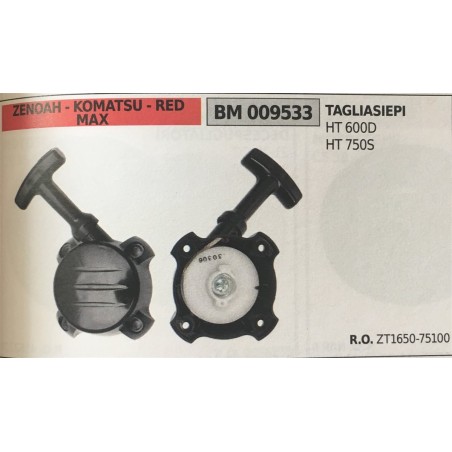 AVVIAMENTO COMPLETO BRUMAR ZENOAH  KOMATSU  RED  MAX TAGLIASIEPI HT 600D  HT 750S