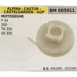 PULEGGIA AVVIAMENTO BRUMAR ALPINA  CASTOR  CASTELGARDEN  GGP MOTOSEGHE P 34 350 TR 350 SR 350