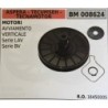 PULEGGIA AVVIAMENTO BRUMAR ASPERA  TECUMSEH  TECNAMOTOR MOTORI AVVIAMENTO VERTICALE  serie LAV serie BV