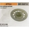 PULEGGIA AVVIAMENTO BRUMAR ATTILA DECESPUGLIATORI AXB 5616 F    Ø 1475 MM Foro 145 mm