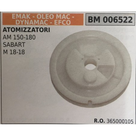 PULEGGIA AVVIAMENTO BRUMAR EMAK  OLEO MAC  DYNAMAC  EFCO ATOMIZZATORI AM 150180 SABART  M 1818