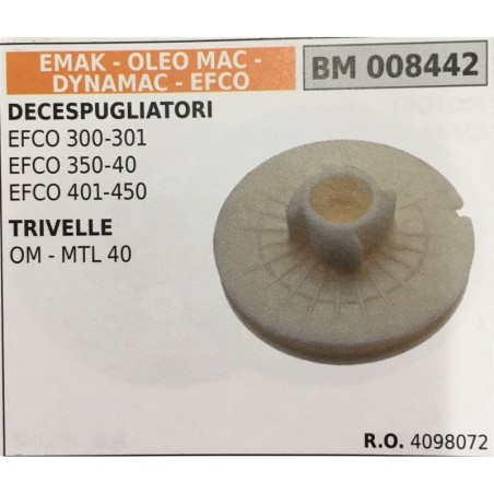PULEGGIA AVVIAMENTO BRUMAR EMAK  OLEO MAC  DYNAMAC  EFCO DECESPUGLIATORI EFCO 200220260 EFCO 8200822 EFCO 82608260A