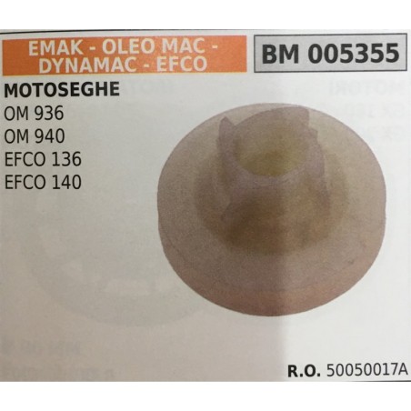 PULEGGIA AVVIAMENTO BRUMAR EMAK  OLEO MAC  DYNAMAC  EFCO MOTOSEGHE OM 936 OM 940 EFCO 136 EFCO 140