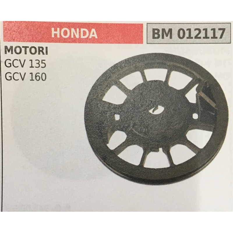 PULEGGIA AVVIAMENTO BRUMAR HONDA MOTORI GCV 135 GCV 160