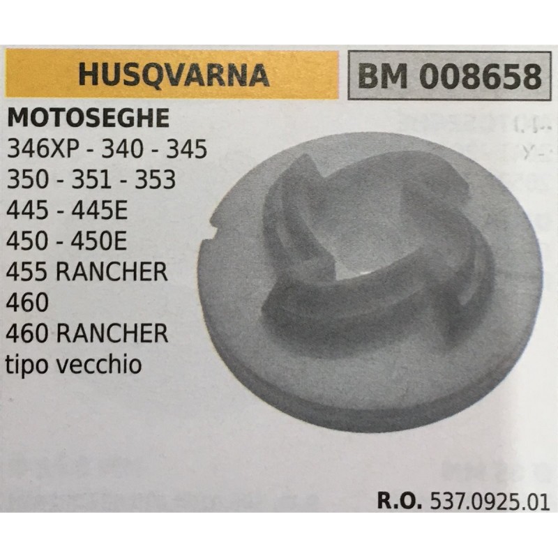 PULEGGIA AVVIAMENTO BRUMAR HUSQVARNA MOTOSEGHE 346XP  340  345 350  351  353 445  445E 450  450E 455 RANCHER 460 460 RANCHER ti