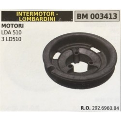 PULEGGIA AVVIAMENTO BRUMAR INTERMOTOR  LOMBARDINI MOTORI LDA 510 3 LD510