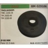 PULEGGIA AVVIAMENTO BRUMAR KAAZ TAGLIASIEPI TME 2200M TM 2600M TM 3200M    Ø 60 MM foro 123 mm