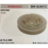 PULEGGIA AVVIAMENTO BRUMAR KAWASAKI MOTORI TJ 53    Ø 755 MM foro 155 mm