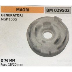 PULEGGIA AVVIAMENTO BRUMAR MAORI GENERATORI MGP 1000i    Ø 76 MM foro 1620 mm