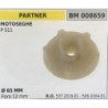 PULEGGIA AVVIAMENTO BRUMAR PARTNER MOTOSEGHE P 511    Ø 65 MM foro 12 mm