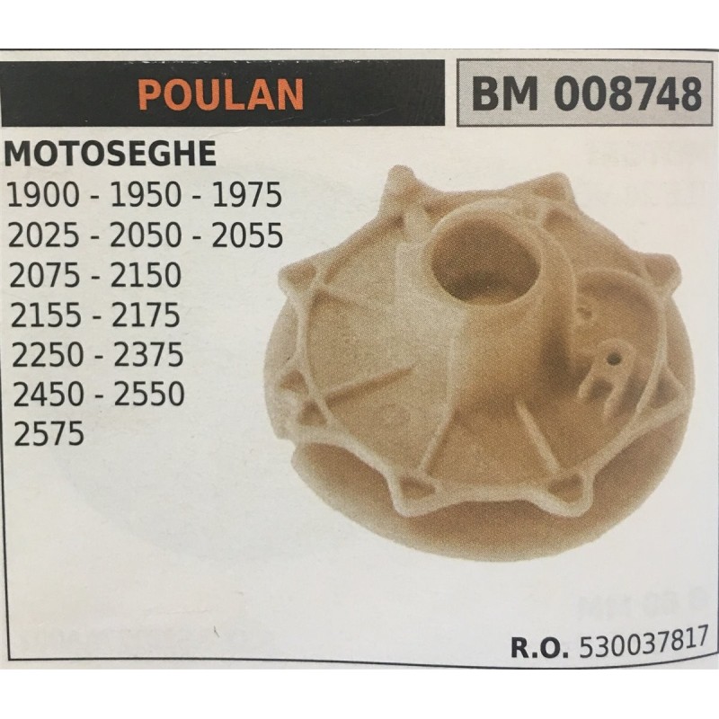 PULEGGIA AVVIAMENTO BRUMAR POULAN MOTOSEGHE 1900  1950  1975 2025  2050  2055 2075  2150 2155  2175 2250  2375 2450  2550 2575