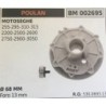 PULEGGIA AVVIAMENTO BRUMAR POULAN MOTOSEGHE 255295310315 220025002600 275029003050    Ø 68 MM foro 13 mm