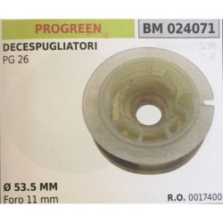 PULEGGIA AVVIAMENTO BRUMAR PROGREEN DECESPUGLIATORI PG 26    Ø 535 MM foro 11 mm