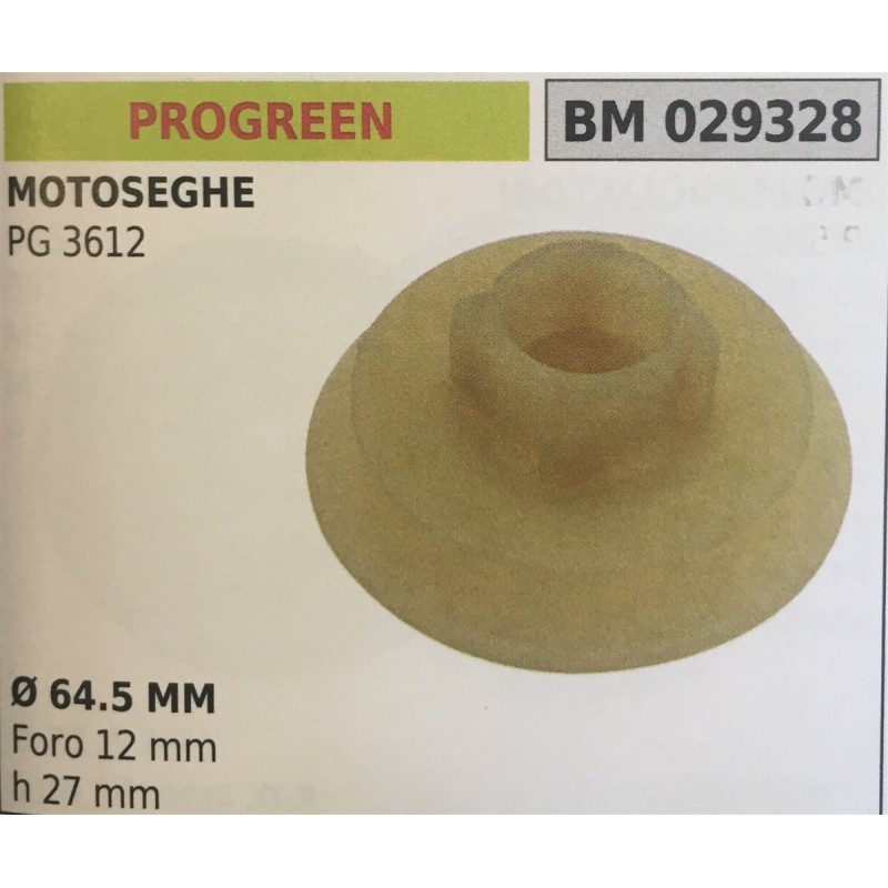 PULEGGIA AVVIAMENTO BRUMAR PROGREEN MOTOSEGHE PG 3612    Ø 645 MM foro 12 mm h 27 mm